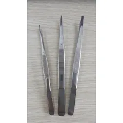 Nhíp Gắp Y Tế Pakistan 18cm, 12cm - Nhíp Phẫu Thuật Thép Không Gỉ, Chất Lượng Cao Dùng Trong Y Tế và Gia Đình