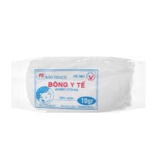 Bông gòn Y tế Bảo Thạch 10gr - Chất liệu tự nhiên, thấm hút cao, an toàn cho vết thương - Sản phẩm chất lượng cao Việt Nam