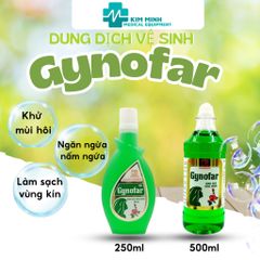 Dung Dịch Vệ Sinh Phụ Nữ Gynofar 250ml - 500ml, Cân Bằng pH, Giảm Kích Ứng, Chiết Xuất Tự Nhiên, An Toàn Cho Phụ Nữ Mọi Lứa Tuổi