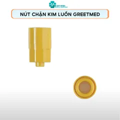 Nút Chặn Kim Luồn GREETMED Heparin Cap - Phụ Kiện Y Tế An Toàn Màu Vàng, Dùng Cho Kim Tiêm và Đầu Dẫn Truyền Tĩnh Mạch