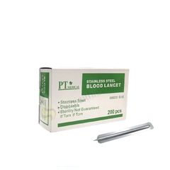 Kim Lấy Mụn PT Medical Blood Lancet Hộp 200 Cái - Kim Chích Lấy Máu An Toàn, Tiện Lợi Cho Spa và Chăm Sóc Sức Khỏe Tại Nhà