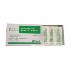 Kim Lấy Mụn PT Medical Blood Lancet Hộp 200 Cái - Kim Chích Lấy Máu An Toàn, Tiện Lợi Cho Spa và Chăm Sóc Sức Khỏe Tại Nhà