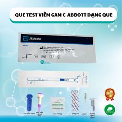 Test Nhanh Viêm Gan C Dạng Que 4mm - Xét Nghiệm Định Tính Kháng Thể HCV - Kết Quả Nhanh Chỉ Trong 10 Phút, Độ Nhạy 99,9%