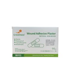 Băng Cá Nhân Sơ Cứu Vết Thương GREETMED 72 x 19mm - Hộp 100 Miếng Kháng Nước, Vô Trùng, An Toàn cho Gia Đình