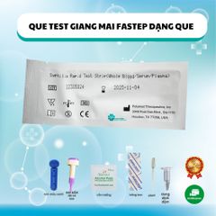 Bộ Test Nhanh HIV và Giang Mai Tại Nhà Fastep - Bộ Dụng Cụ Xét Nghiệm Chính Xác Cao, Kết Quả Nhanh Trong 10 Phút