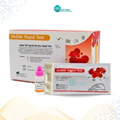 Hộp Que Thử HIV Thế Hệ Thứ 4 CTK Ag Ab (P24) - 30 Test Phát Hiện Sớm HIV Sau 2 Tuần, Hạn Sử Dụng Đến 2027