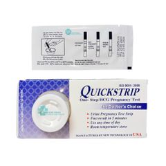 Que Thử Thai HGG Quickstrip 24 Test - Phát Hiện Sớm Thai Nhi Độ Chính Xác 99% - Dễ Dàng, Nhanh Chóng Tại Nhà