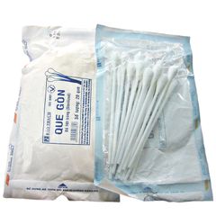 Combo 10 Bịch Que Gòn Y Tế Bảo Thạch - Que Xét Nghiệm Đầu To Đã Tiệt Trùng, 20 Que/Gói, Sản Xuất Tại Việt Nam
