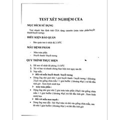 Que Thử Ung Thư Trực Tràng CEA Citest - Kit Test Ung Thư Với Dụng Cụ Kèm Theo, Huyết Thanh Toàn Phần, Dễ Sử Dụng