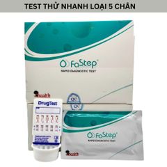 Que thử ma túy tổng hợp 4 và 5 chân Fastep - Bộ test nhanh an toàn hiệu quả trong 5 phút, phát hiện chất gây nghiện tại nhà.