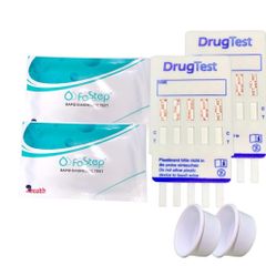 Que Thử Ma Túy 5 Chân Fastep - Bộ 2 Que Thử Tại Nhà Phát Hiện Nhanh 5 Loại Ma Túy - Kết Quả Chính Xác 99%