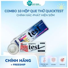 Combo 10 Que Thử Thai Quicktest Bản Nhỏ - Sản Phẩm Độ Chính Xác Cao Để Kiểm Tra Tình Trạng Có Thai Tại Nhà