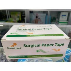 Combo 3 Cuộn Băng Keo Giấy Y Tế Greetmed 2,5 cm x 10 Yard - An Toàn Cho Da Nhạy Cảm, Không Để Lại Vết Dính