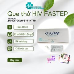 Kit Thử HIV Fastep USA 20 Test Dạng Tách Lẻ - Xét Nghiệm Nhanh HIV 1/2 Chính Hãng, Thời Hạn Đến 2027