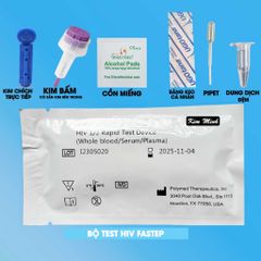 Bộ Xét Nghiệm Nhanh HIV, Viêm Gan B, Viêm Gan C Fastep - Kiểm Tra Chất Lượng, Độ Nhạy Cao, Dễ Sử Dụng Tại Nhà