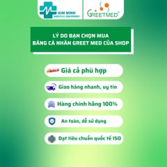 Băng cá nhân Cute Greetmed hình thú - Hộp 100 miếng tiện lợi, an toàn cho trẻ em và người lớn, thiết kế đáng yêu và tươi sáng.