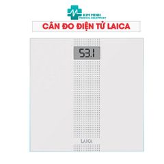 Cân điện tử LAICA PS1054 - Cân sức khỏe gia đình chính xác 180kg, màn hình rõ nét, thiết kế hiện đại, bảo hành 12 tháng