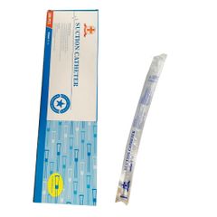 Dây Hút Đàm Nhớt Suction Catheter FR10 Không Khoá - Hộp 100 Sợi Khử Trùng, Dễ Sử Dụng Cho Bệnh Nhân