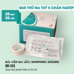 Que Thử Ma Túy 5 Chân Phát Hiện 5 Chất - Bộ 5 Hộp Fastep cho Kết Quả Nhanh Chóng và Chính Xác
