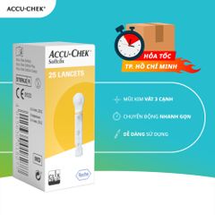 Hộp 25 Kim Chích Máu ACCU-CHEK SoftClix - Thiết bị Lấy Máu Không Đau Dùng Cho Máy Đo Đường Huyết ACCU-CHEK®