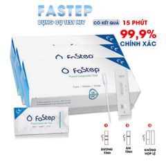 Combo 10 Que Thử Fastep Viêm Gan A, B, C, HIV, Giang Mai, Lậu - Bộ Que Thử Y Tế Chỉ Dùng Test Cho Phòng Khám