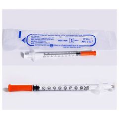 Hộp 100 Bơm Tiêm Insulin Vinahankook 1ml, Kim Tiêm 30G, Tiện Dụng Cho Người Tiểu Đường, Đảm Bảo An Toàn, Vệ Sinh