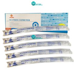Hộp 100 sợi dây hút đàm nhớt Greetmed/Sintrue Fr12, ống mềm y tế cho đường hô hấp, sử dụng 1 lần, thoải mái cho bệnh nhân