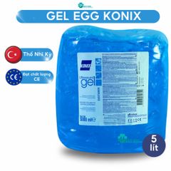 Gel Điện Tim KONIX 5kg - Gel Siêu Âm Đa Năng An Toàn và Hiệu Quả, Dùng Trong Kiểm Tra Tim Mạch và Chăm Sóc Sức Khỏe