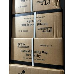 Túi cho ăn y tế PT 24 túi/thùng - Dung tích 1200ml, sử dụng một lần, hạn sử dụng xa cho người bệnh.