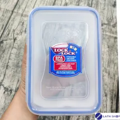 Hộp Nhựa Bảo Quản Thực Phẩm Để Tủ Lạnh Có Khóa 4 Cạnh Kín Hơi Classic Lock&Lock HPL815 - 550ml