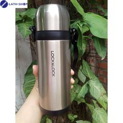 Bình Giữ Nhiệt LocknLock 1000ml - Dễ Dàng Chuyển Đổi Thành Cốc Uống, Thiết Kế Tiện Dụng, Chất Liệu Thép Không Gỉ
