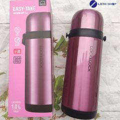 Bình Giữ Nhiệt LocknLock 1000ml - Dễ Dàng Chuyển Đổi Thành Cốc Uống, Thiết Kế Tiện Dụng, Chất Liệu Thép Không Gỉ