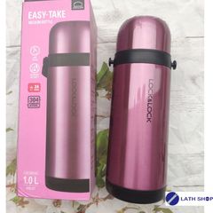 Bình Giữ Nhiệt LocknLock 1000ml - Dễ Dàng Chuyển Đổi Thành Cốc Uống, Thiết Kế Tiện Dụng, Chất Liệu Thép Không Gỉ