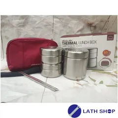 Bộ Hộp Cơm Giữ Nhiệt Lock&Lock LHC8015 Chất Liệu Inox Cao Cấp, Độ Bền Cao Kèm Đũa - Hàng Chính Hãng