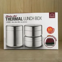 Bộ Hộp Cơm Giữ Nhiệt Lock&Lock LHC8015 Chất Liệu Inox Cao Cấp, Độ Bền Cao Kèm Đũa - Hàng Chính Hãng