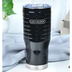 Bình Giữ Nhiệt Lock&Lock Wave Tumbler 500ml- LHC4147 - Màu Đen- Hàng Chính Hãng