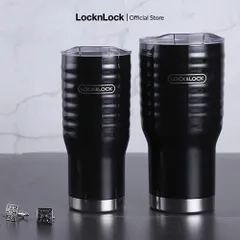 Bình Giữ Nhiệt Lock&Lock Wave Tumbler 500ml- LHC4147 - Màu Đen- Hàng Chính Hãng
