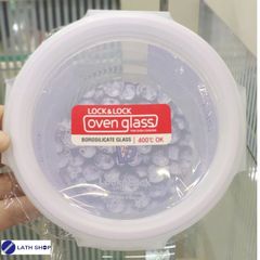 Hộp Thủy Tinh Chịu Nhiệt LocknLock OvenGlass Hình Tròn 380ml - Đựng Thực Phẩm An Toàn, Tiện Lợi cho Nhà Bếp và Văn Phòng