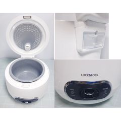Nồi Cơm Điện Mini LocknLock EJR426 0.8L - Đa Năng Cho 1-2 Người Ăn, Chính Hãng, Chống Dính, Dễ Dàng Rửa