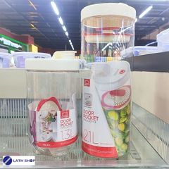 Combo 2 Hộp Muối Dưa Cà LocknLock - Chất Liệu Nhựa An Toàn, Dung Tích 1.3L & 2.1L, Thiết Kế Chống Thẩm Thấu, Dùng Ngâm Hoa Quả