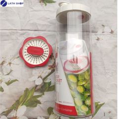 Combo 2 Hộp Muối Dưa Cà LocknLock - Chất Liệu Nhựa An Toàn, Dung Tích 1.3L & 2.1L, Thiết Kế Chống Thẩm Thấu, Dùng Ngâm Hoa Quả