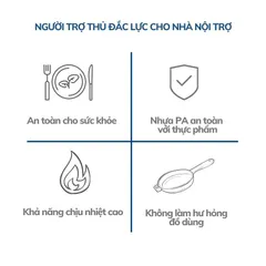 Set 4 Dụng Cụ Nấu Ăn Tramontina Bằng Nhựa PA An Toàn Chịu Nhiệt Nhập Khẩu Brazil - Muôi, Vá, Xẻng Đầy Đủ Cho Bếp Nhà Bạn