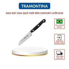 Dao Gọt Hoa Quả Tramontina Century 8cm - Lưỡi Thép Không Gỉ Rèn Nguyên Khối, Tay Cầm Chắc Chắn, Sản Xuất Tại Brazil