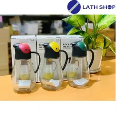 Bình Đựng Dầu Ăn, Nước Mắm, Giấm LocknLock 550ml - Bình Thủy Tinh Có Nắp Mở Tự Động Chất Liệu An Toàn, Kiểu Dáng Gọn Nhẹ