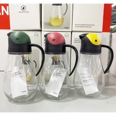 Bình Đựng Dầu Ăn, Nước Mắm, Giấm LocknLock 550ml - Bình Thủy Tinh Có Nắp Mở Tự Động Chất Liệu An Toàn, Kiểu Dáng Gọn Nhẹ