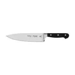 Dao Bếp Thái Thịt Tramontina Century 20cm - Lưỡi Thép Rèn Cao Cấp Nhập Khẩu Brazil, Chất Lượng NSF, Thiết Kế Ergonomic