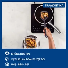 Muôi Vớt Tramontina 30cm Bằng Nhựa PA An Toàn, Chịu Nhiệt, Nhiều Màu Sắc - Dụng Cụ Nấu Ăn Tiện Lợi Cho Bếp Nhà Bạn