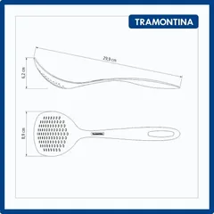 Muôi Vớt Tramontina 30cm Bằng Nhựa PA An Toàn, Chịu Nhiệt, Nhiều Màu Sắc - Dụng Cụ Nấu Ăn Tiện Lợi Cho Bếp Nhà Bạn