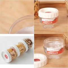 Hộp Bảo Quản Thực Phẩm Nhựa PET LocknLock INL201W 150Ml - Nắp Vặn Chắc Chắn, An Toàn Cho Thực Phẩm Tươi Sống và Gia Vị