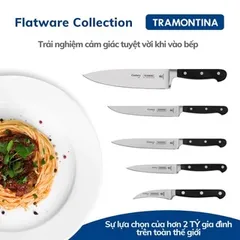 Dao Gọt Hoa Quả Tramontina Century 10cm - Thép Khô Không Gỉ Cao Cấp Sản Xuất Tại Brazil, Tay Cầm Chắc Chắn, Dụng Cụ Bếp Chất Lượng
